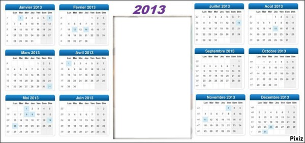 calendario 2013 Fotomontasje