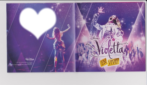 Violetta en vivo Photo frame effect