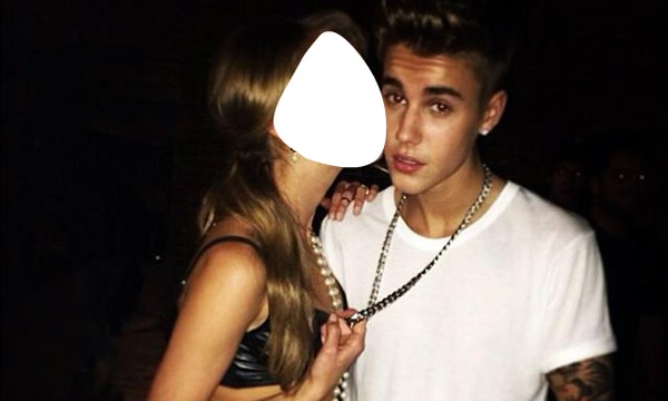 Beso a Justin Fotomontage