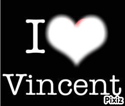 I Love Vincent Montaje fotografico