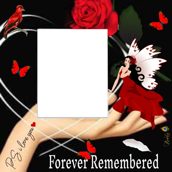 forever remembered Photo frame effect