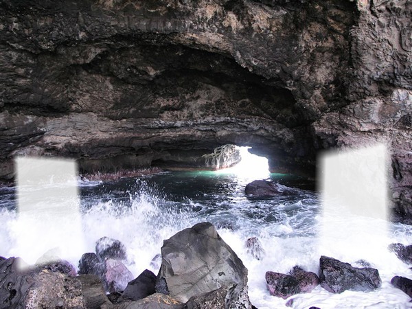Grotte Fotomontage