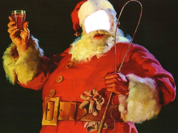 Père Noël Fotomontaż