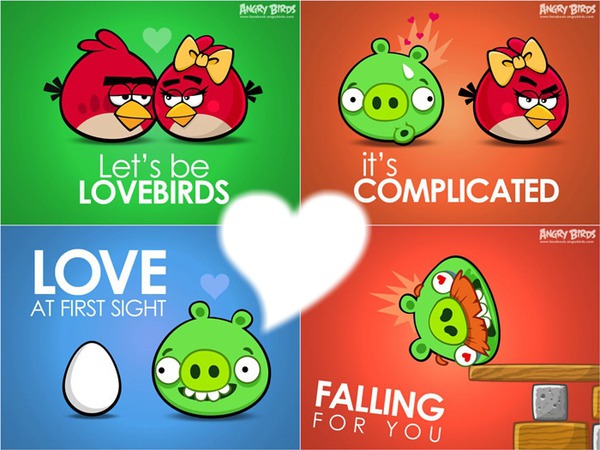 Angry Birds Fotomontaż
