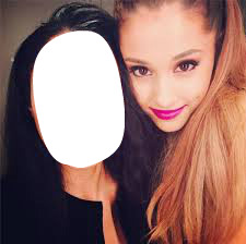 Ariana Grande y tù Montaje fotografico
