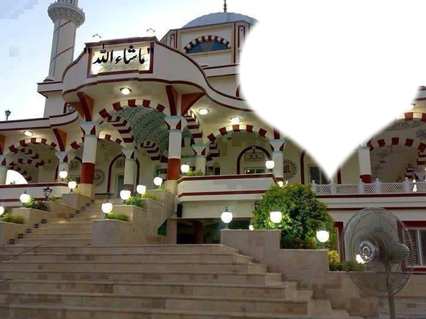 mosquée Fotomontáž