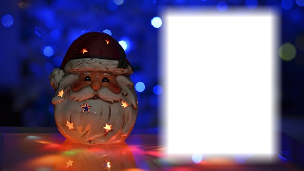 Christmas- Santa Claus Photo frame effect