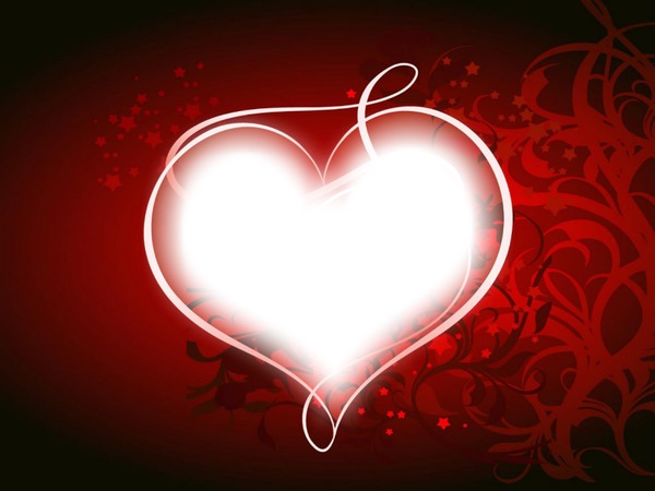 corazon rojo Fotomontaža