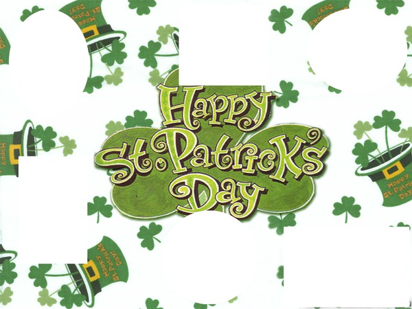 Happy St. Patrick's Day Photo frame effect
