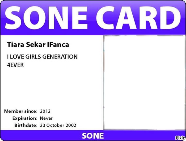 sone card Fotomontaža