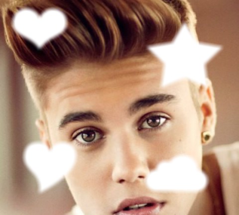Collage de Justin Bieber Фотомонтаж