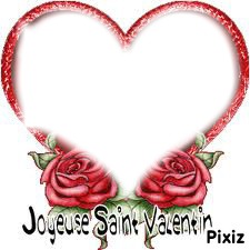 Saint valentin Photo frame effect