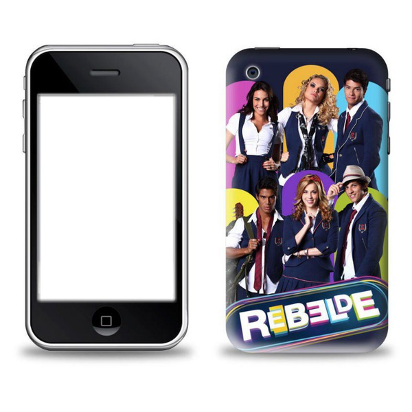 Rebelde Celular Iphone Photo frame effect