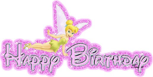 tinkerbell happy B-day Photo frame effect