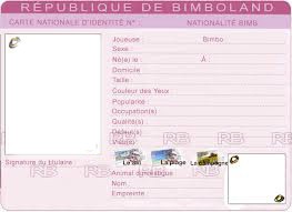 carte d'identité ma bibmbo Valokuvamontaasi