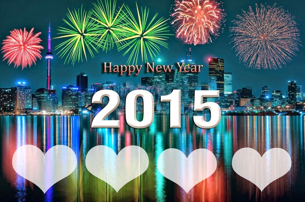 feliz 2015! Photomontage