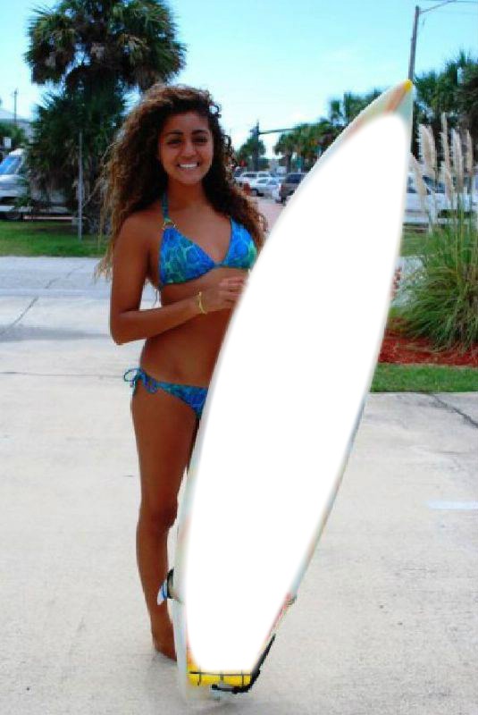 surf plaquue Montaje fotografico