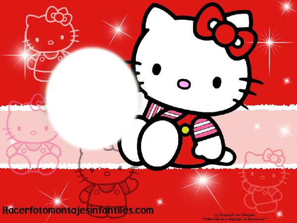 Hello Kitty Photo frame effect