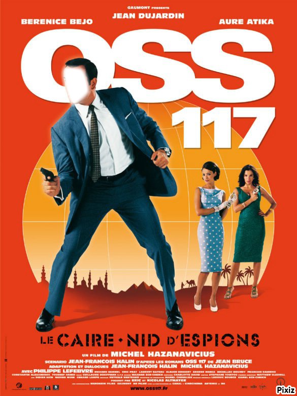 Oss 117 Le Caire nid d'espions Photo frame effect