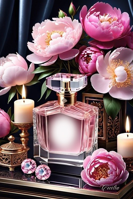 Cc Frasco de perfume Fotoğraf editörü