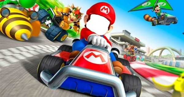 Mario Kart Photo frame effect