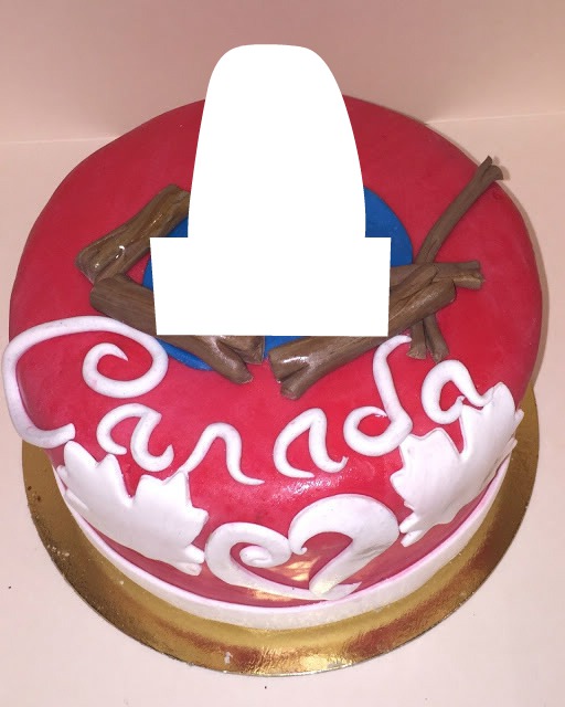Gâteau Canada Fotomontáž