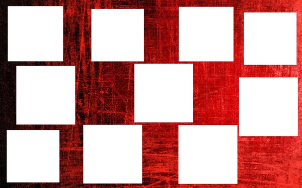 fond rouge carrée Montaje fotografico