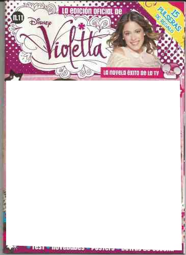 Revista de Violetta Fotómontázs