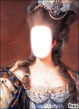 Marie-Antoinette Fotomontaż
