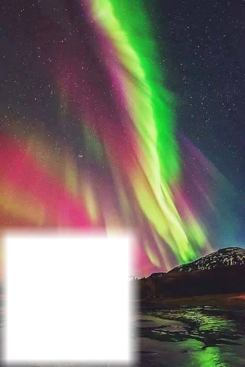 Aurora boreal Valokuvamontaasi