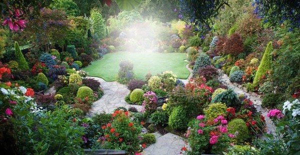 Jardin bonito Photomontage