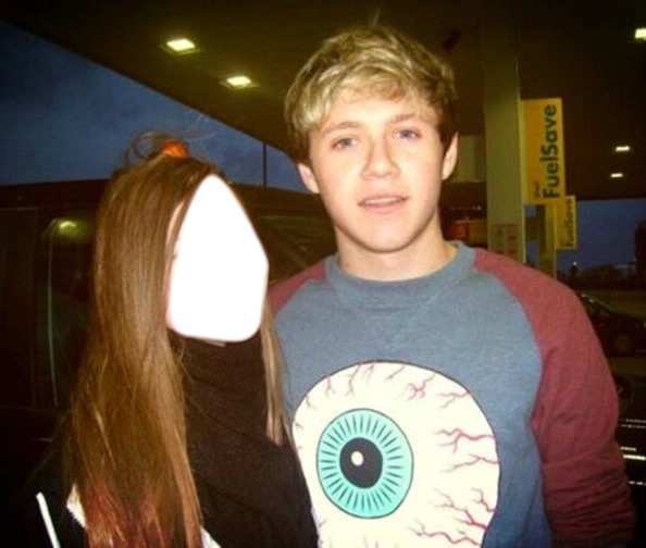 Niall horan with fan Montage photo