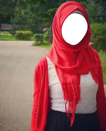 Muslim Woman Montage photo