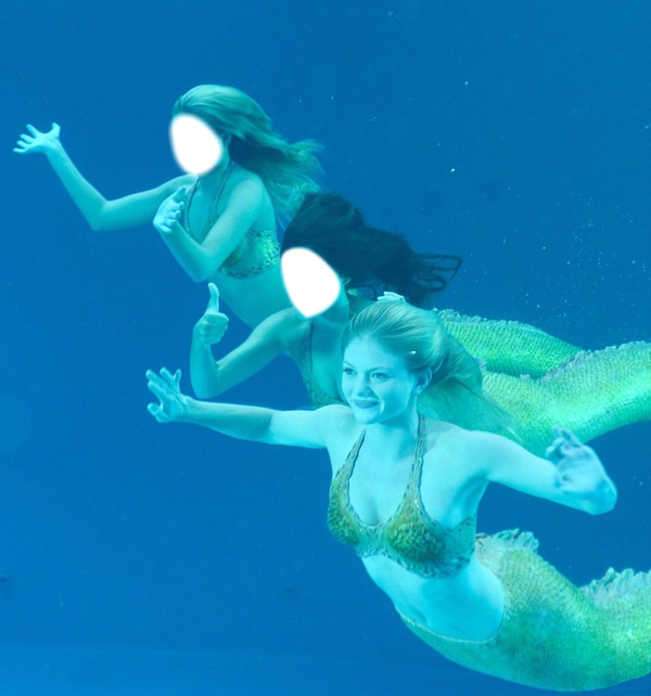 mermaids Photomontage