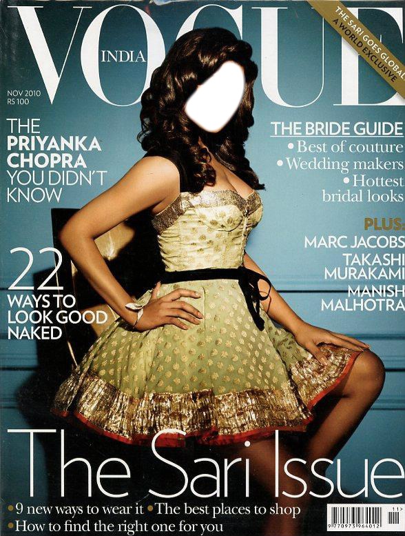 Magazine Vogue Fotomontažas