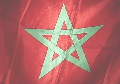 Drapeau du Maroc Fotomontaggio