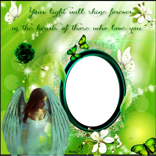 your light will shine forever Montage photo