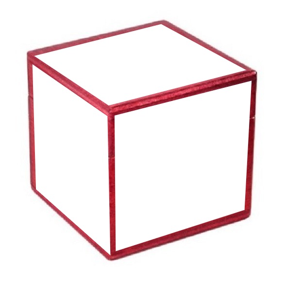 cube rose Fotomontažas