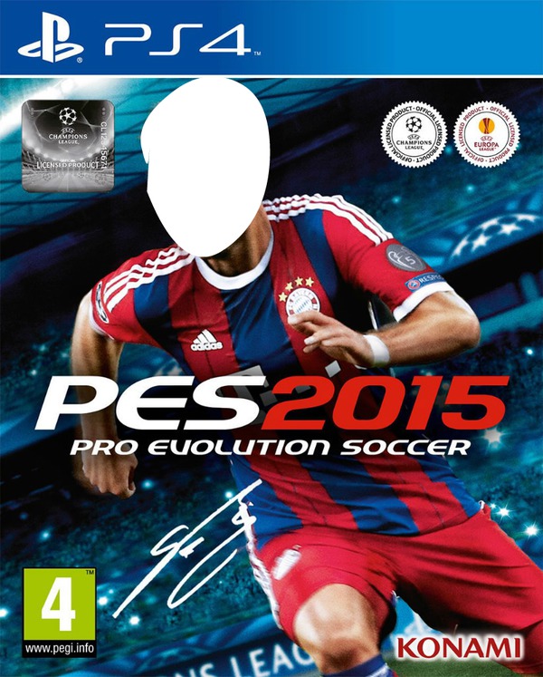 PES 2015 PS4 Montaje fotografico
