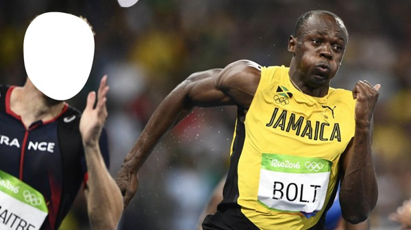 Usain Bolt Fotomontáž