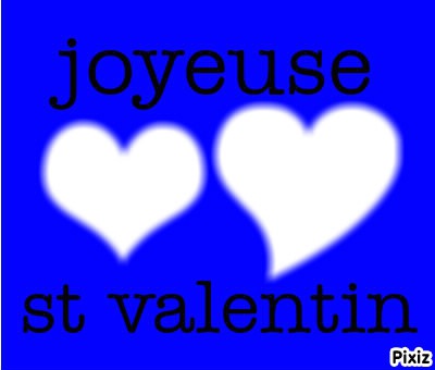 joyeuse st valentin Fotomontáž