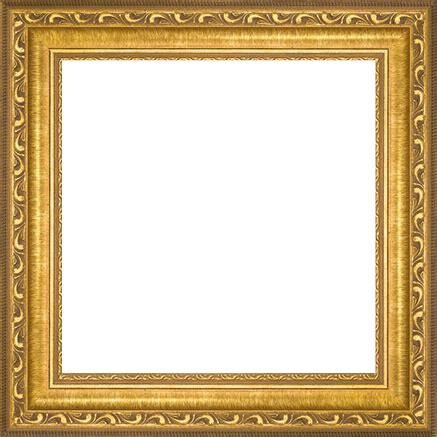 square photo gold victorian frame Montage photo