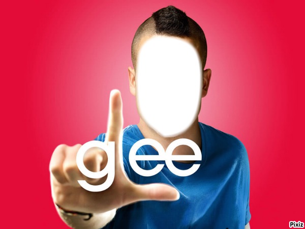 Glee Visage homme Puck Fotomontáž