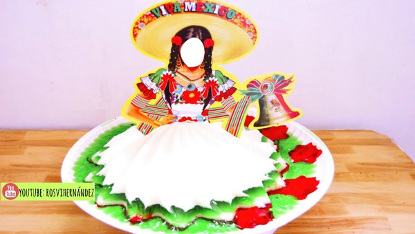 muñeca viva mexico Photo frame effect