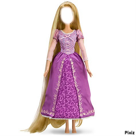 Rapunzel visage Φωτομοντάζ
