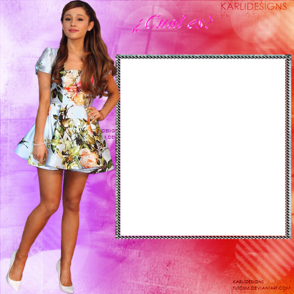 Ariana Grande ¿Cual es? Photomontage