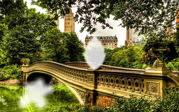 Central Park Photo frame effect