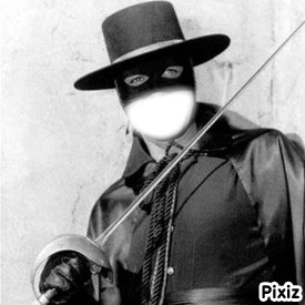 Zorro フォトモンタージュ