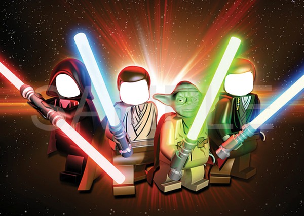 Lego Star Wars Fotomontažas