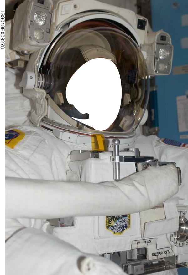 Astronaut Fotomontage
